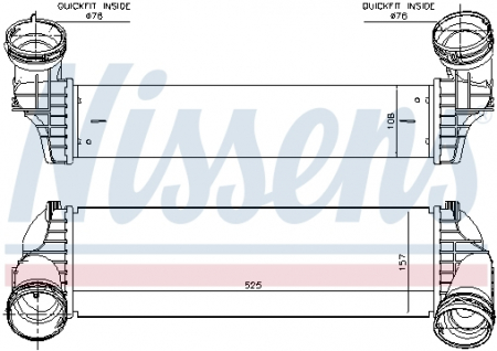 Piese Auto - Intercooler BMW X5 (E70), X5 (F15, F85), X6 (E71, E72), X6 (F16, F86) 2.0D-3.0D intre 2007-2019