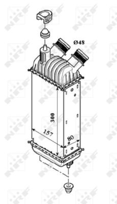Intercooler - Intercooler CITROEN JUMPY; PEUGEOT EXPERT, EXPERT TEPEE 1.6D dupa 2007