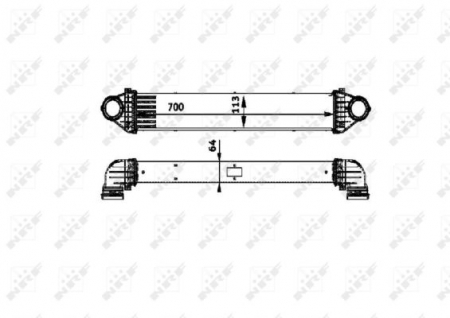Intercooler - Intercooler MERCEDES Clasa A (W169), B (W245) 2.0/2.0D intre 2004-2012