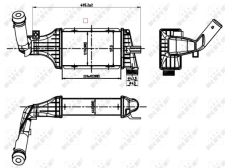 Intercooler - Intercooler OPEL ASTRA G, ASTRA G CLASSIC, ASTRA G CLASSIC CARAVAN, ZAFIRA A 1.7D/2.0D intre 1999-2009