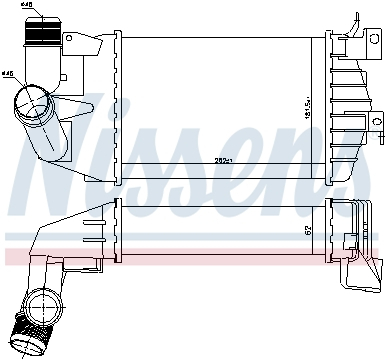 Piese Auto - Intercooler OPEL ASTRA H, ASTRA H GTC, ZAFIRA / ZAFIRA FAMILY B, ZAFIRA B 1.3D/1.7D/1.9D intre 2004-2015