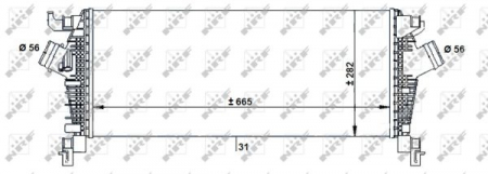 Intercooler - Intercooler OPEL ASTRA J, ASTRA J GTC, CASCADA, INSIGNIA A, INSIGNIA A COUNTRY, ZAFIRA C 1.6 dupa 2012