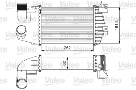 Intercooler - Intercooler otrivit OPEL ASTRA H, ASTRA H CLASSIC, ASTRA H GTC, ZAFIRA B 1.7D 02.07-