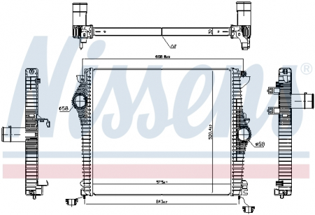 Intercooler - Intercooler potrivit ALFA ROMEO GIULIA, STELVIO 2.2D 10.15-