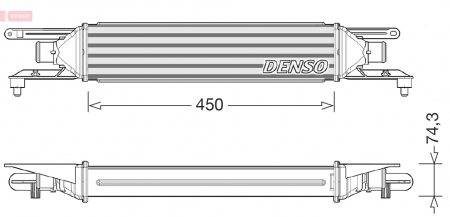 Intercooler - Intercooler potrivit ALFA ROMEO MITO; FIAT GRANDE PUNTO, PUNTO, PUNTO EVO 1.3D 08.08-