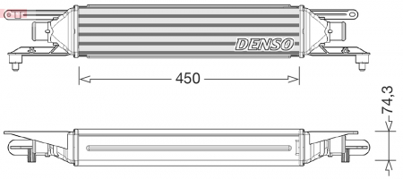 Intercooler potrivit ALFA ROMEO MITO; FIAT GRANDE PUNTO, PUNTO, PUNTO EVO 1.3D 08.08- [1]