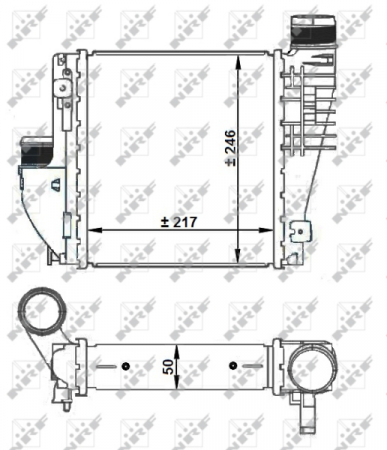 Intercooler - Intercooler potrivit DS DS 4 II, DS 7, DS 9; CITROEN BERLINGO, BERLINGO MULTISPACE, BERLINGO/MINIVAN, C3 AIRCROSS II, C4 CACTUS, C4 GRAND PICASSO II, C4 III, C4 PICASSO II 1.2-2.0D 02.13-