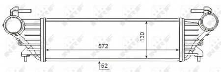 Intercooler potrivit FIAT 500L, TIPO 0.9-1.6D 09.12- [1]
