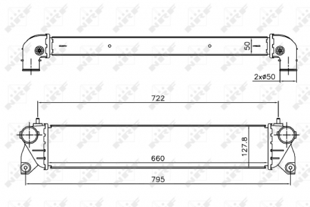 Intercooler - Intercooler potrivit FIAT SEDICI; SUZUKI SX4 1.9D 06.06-