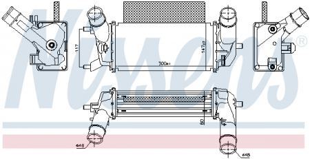 Intercooler - Intercooler potrivit FORD ECOSPORT, FIESTA VII 1.0 10.13-