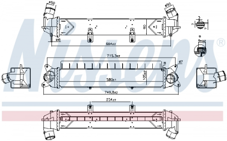 Intercooler - Intercooler potrivit HYUNDAI KONA, KONA/SUV 1.0 07.17-