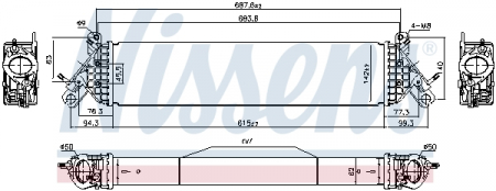 Intercooler - Intercooler potrivit MAZDA 6, CX-9 2.5 06.16-