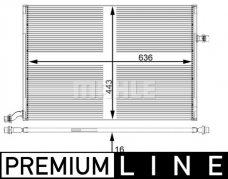 Intercooler - Intercooler potrivit MERCEDES C (A205), C (C205), C T-MODEL (S205), C (W205), E (A238), E ALL-TERRAIN (S213), E (C238), E T-MODEL (S213), E (W213), GLC (C253), GLC (X253) 1.5-Electric 12.13-