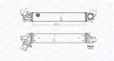 Intercooler - Intercooler potrivit MINI (F55), (F56) 1.2/1.5 09.13-