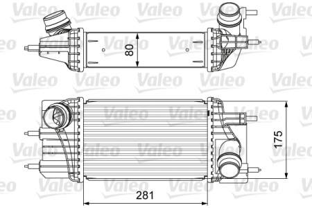 Intercooler - Intercooler potrivit NISSAN JUKE, NV200, NV200 / EVALIA, PULSAR 1.5D 02.10-