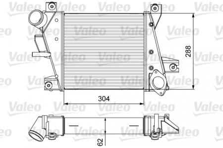 Intercooler - Intercooler potrivit NISSAN X-TRAIL I 2.2D 06.01-01.13