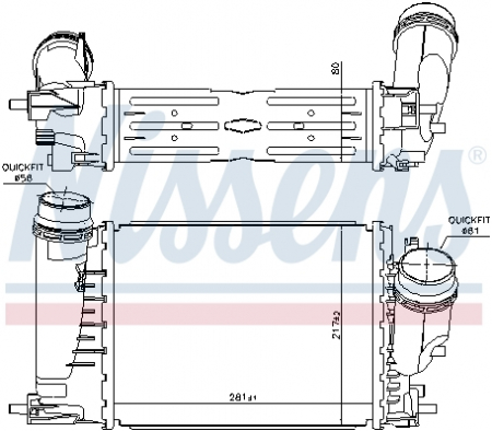 Intercooler potrivit RENAULT ESPACE V, GRAND SCENIC IV, MEGANE IV, SCENIC IV, TALISMAN 1.6/1.6D/1.8 02.15- [2]