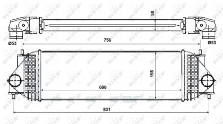 Intercooler - Intercooler potrivit SUZUKI GRAND VITARA II 1.9D 10.05-02.15
