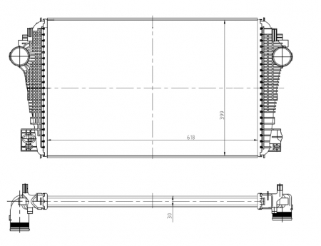 Intercooler potrivit VW AMAROK 2.0/2.0D 09.10- [2]