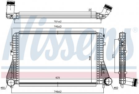 Intercooler potrivit VW CC B7, PASSAT B6, PASSAT B7, TOURAN 1.4ALK/1.4CNG 05.09-12.16 [2]