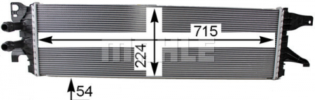 Intercooler potrivit VW MULTIVAN T6, TRANSPORTER T6, TRANSPORTER T6 / CARAVELLE T6 2.0D 04.15- [1]