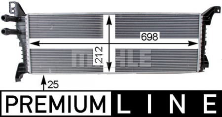 Intercooler - Intercooler potrivit VW MULTIVAN VI, TRANSPORTER VI, TRANSPORTER VI / CARAVELLE VI 2.0D 04.15-12.19