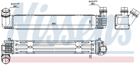 Piese Auto - Intercooler RENAULT GRAND SCENIC III, MEGANE CC, MEGANE III, SCENIC III 2.0/2.0D dupa 2008