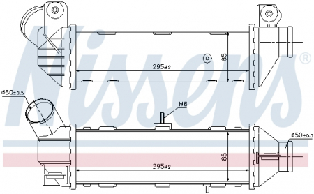 Intercooler - Intercooler SEAT CORDOBA, CORDOBA VARIO, IBIZA II; VW CADDY II, POLO CLASSIC 1.9D intre 1996-2004