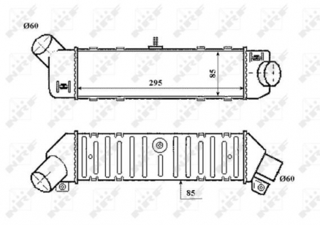 Intercooler - Intercooler SEAT CORDOBA, CORDOBA VARIO, IBIZA II; VW CADDY II, POLO, POLO CLASSIC 1.8/1.9D intre 1996-2004