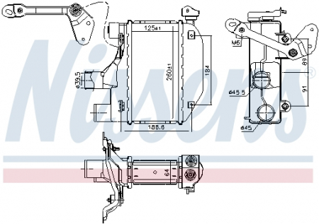 Piese Auto - Intercooler TOYOTA COROLLA 1.4D intre 2004-2007