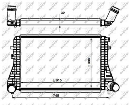 Intercooler - Intercooler VW BEETLE, GOLF VI, JETTA III 2.0D intre 2005-2016