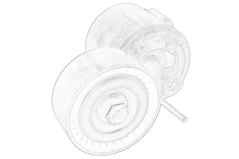 Transmisie - Intinzator curea transmisie potrivit ALFA ROMEO GIULIA, GIULIETTA, GIULIETTA/HATCHBACK, MITO, STELVIO; FIAT 500L, 500X, BRAVO, BRAVO II, CROMA, DOBLO, DOBLO CARGO, TIPO 1.6D-2.2D 04.04-