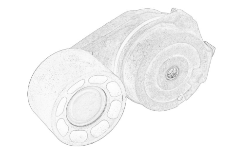 Transmisie - Intinzator curea transmisie potrivit IVECO potrivit IVECO STRALIS I, STRALIS II, S-WAY, X-WAY F2CFE611A-F3HFL611G 02.02-