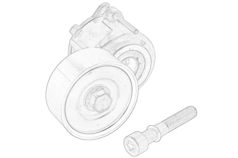 Transmisie - Intinzator curea transmisie potrivit JEEP WRANGLER IV 2.2D 11.17-