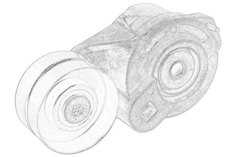 Transmisie - Intinzator curea transmisie potrivit VOLVO FH4