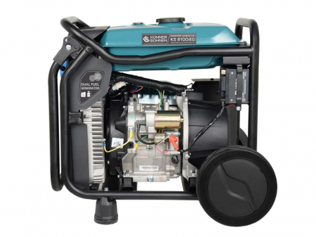 Invertor generator tip combustibil: LPG/Petrol 230V, putere motor 16,1 HP, putere maxima: 8kW, curent nominal: 34,8A, prize: 1x16A (230V), 1x32A (230V); pornire: electric/manual [3]