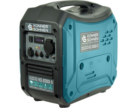 Invertor generator tip combustibil: Petrol 230V, putere motor 2,6 HP, putere maxima: 2kW, curent nominal: 8,3A, prize: 1x16A; pornire: manual [1]