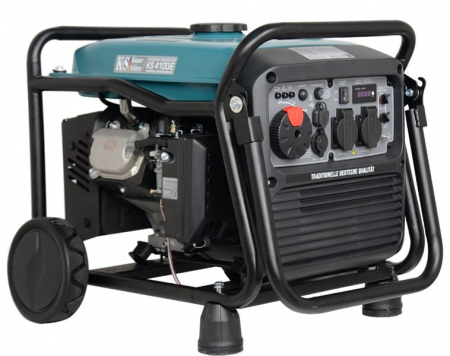 Redresoare Roboti pornire - Invertor generator tip combustibil: Petrol 230V, putere motor 7 HP, putere maxima: 4kW, curent nominal: 17,4A, prize: 12V/8,3A, 2x16A (230V); pornire: electric/manual