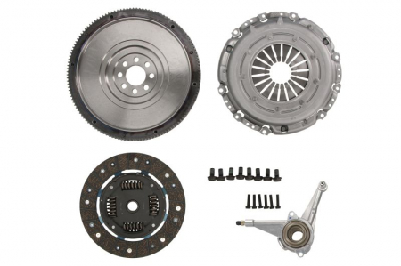 Set ambreiaj - Kit ambreiaj cu volanta rigida si rulment pneumatic potrivit VW TRANSPORTER T4 2.5D 09.95-04.03