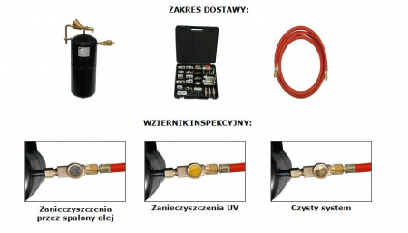 Echipamente service AC - Kit de spalare circuit clima seriile Konfort 6xx/7xx - 710/715/720/760/770/780