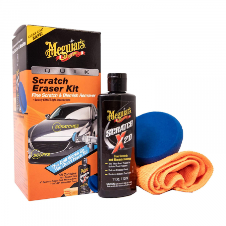 Cosmetice auto - Kit indepartare zgarieturi caroserie auto Meguiar's, Quik Scratch Eraser Kit