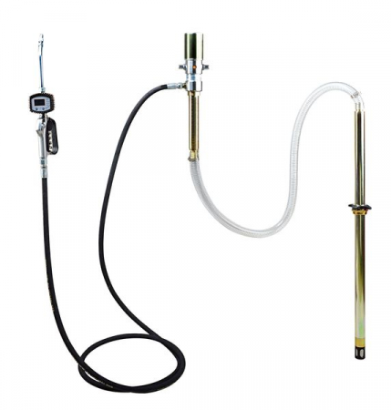 Kit montare aparat gresare pneumatic pompa de ulei cu un randament de 1:1, cu un pistol cu ​​debitmetru, furtun 4m [1]
