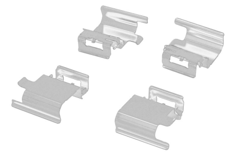 Franare - Kit montare placute frana Fata/Spate potrivit NISSAN NV400; OPEL MOVANO B; RENAULT MASTER III 2.3D 02.10-