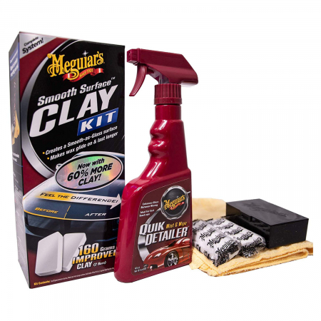 Detailing auto - KIT PLASTELINA CURATARE CLAY KIT 473 ML – EU -MEGUIARS
