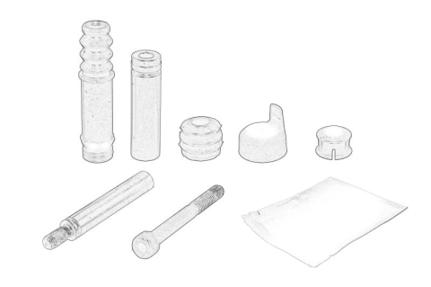 Piese Auto - Kit reparare etrier Fata Dreapta/Stanga potrivit MERCEDES SPRINTER 3,5-T (B907, B910) 2.2D 02.18-12.21