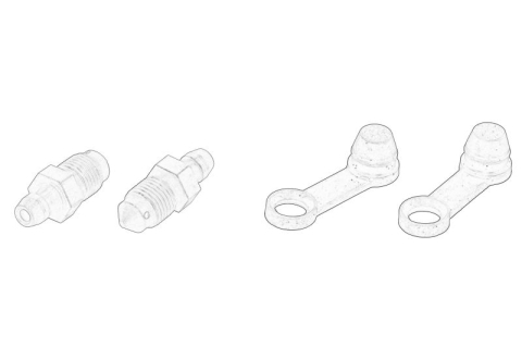 Piese Auto - Kit reparare etrier Spate Dreapta/Stanga (filtru pedala aer) potrivit IVECO DAILY