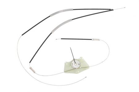 Caroserie - Kit reparatie macara geam fata dreapta cablu, electric AUDI A4 intre 2000-2008