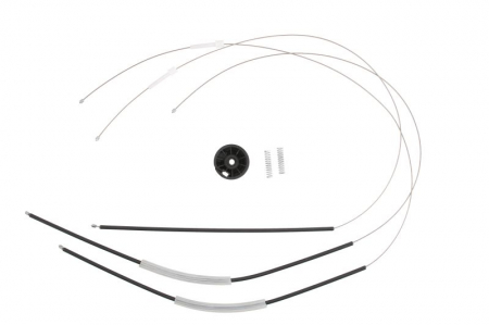 Caroserie - Kit reparatie macara geam fata dreapta cablu, electric RENAULT MEGANE II dupa 2002