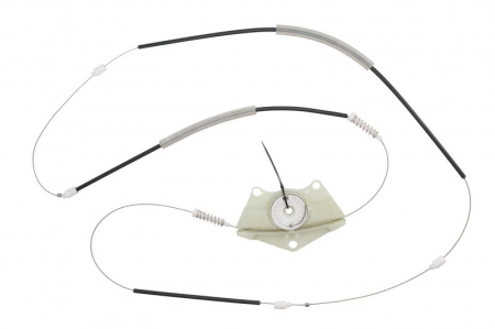 Caroserie - Kit reparatie macara geam fata dreapta cablu, electric SKODA SUPERB I, SUPERB II; VW PASSAT intre 1996-2015