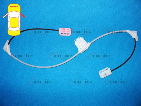 Elemente macara geam - Kit reparatie macara geam fata dreapta set DAF LF 45, LF 55; RVI MIDLUM, PREMIUM, PREMIUM 2 dupa 1996
